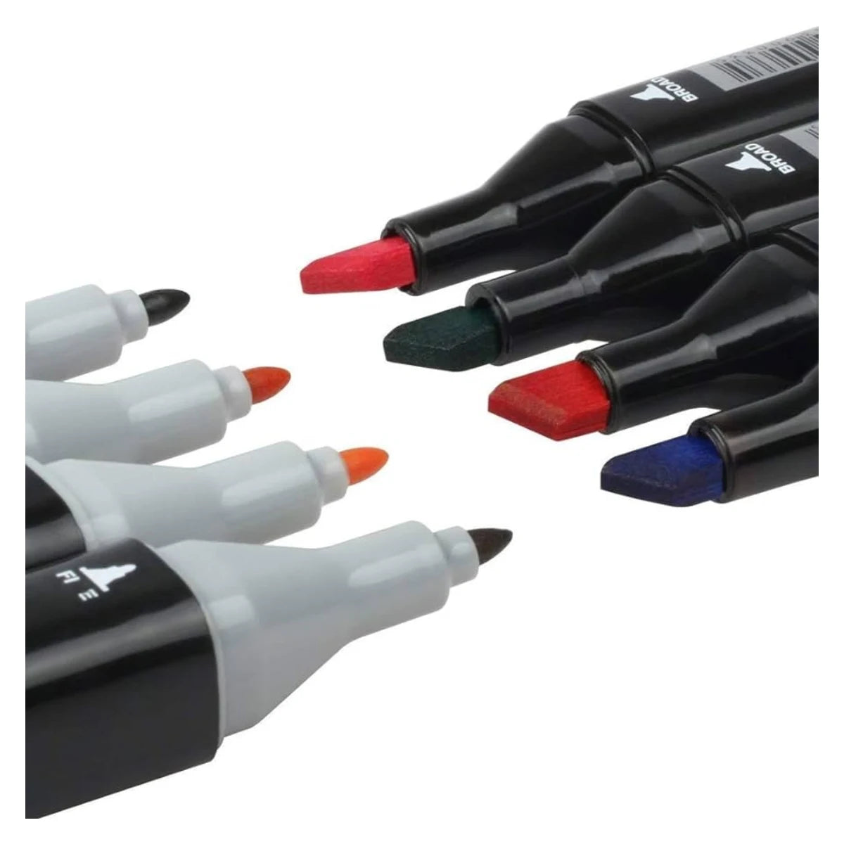 Set de Plumones de Doble Punta con Estuche Impermeable