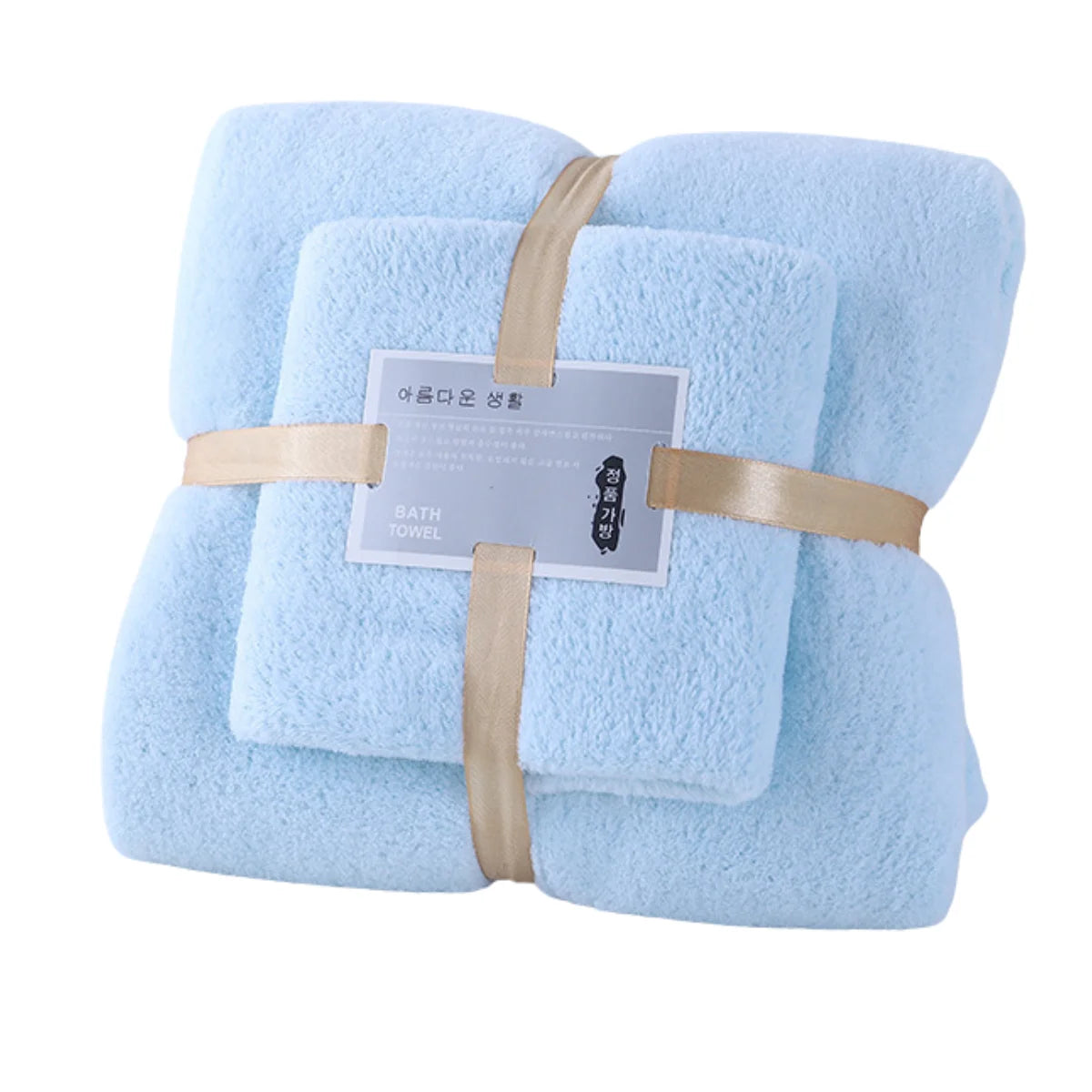 Juego de Toallas de Baño de Microfibra (4 Piezas) - Ultra Suaves y Absorbentes