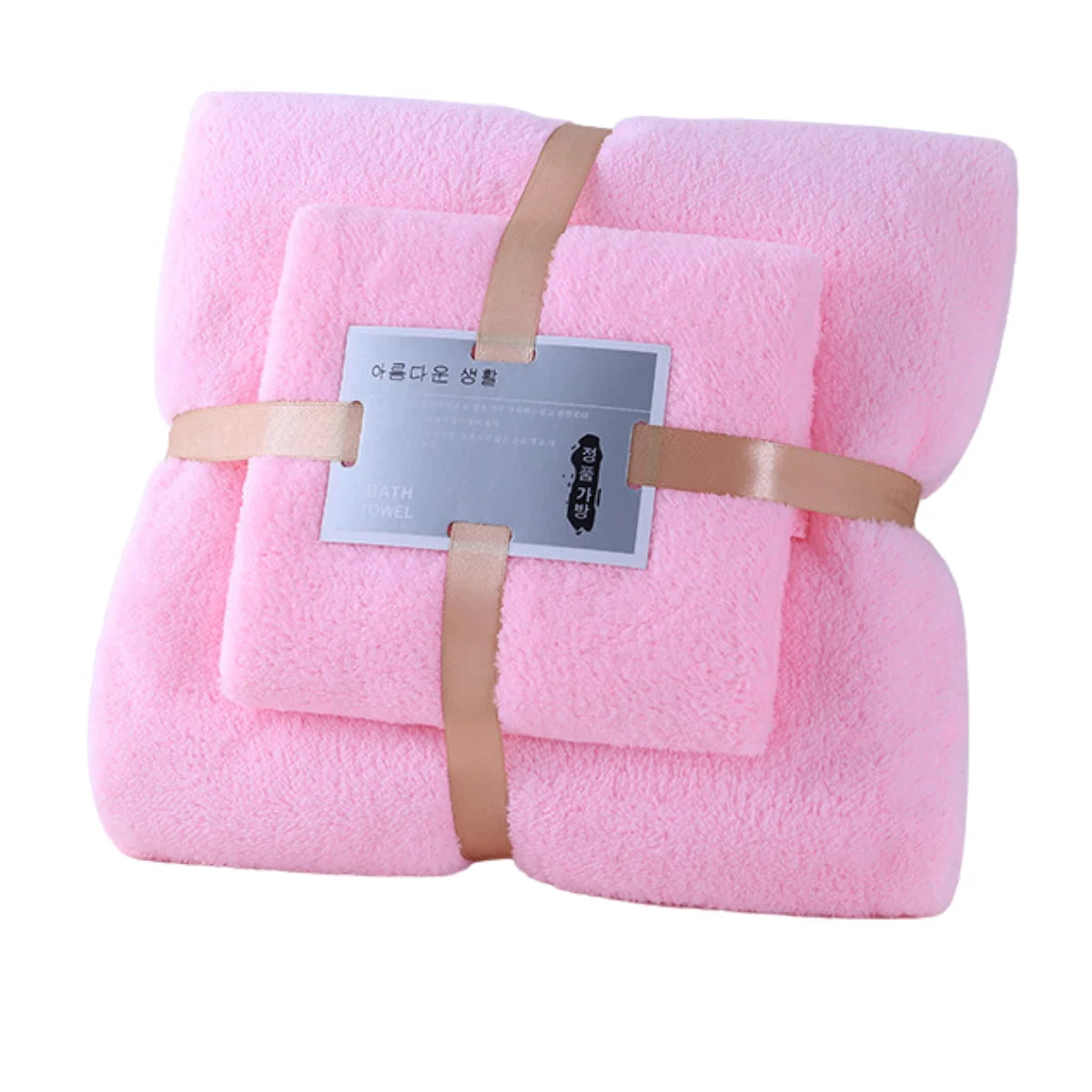 Juego de Toallas de Baño de Microfibra (4 Piezas) - Ultra Suaves y Absorbentes