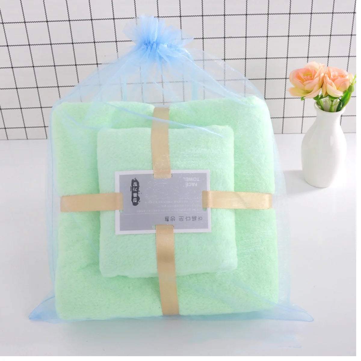 Juego de Toallas de Baño de Microfibra (4 Piezas) - Ultra Suaves y Absorbentes