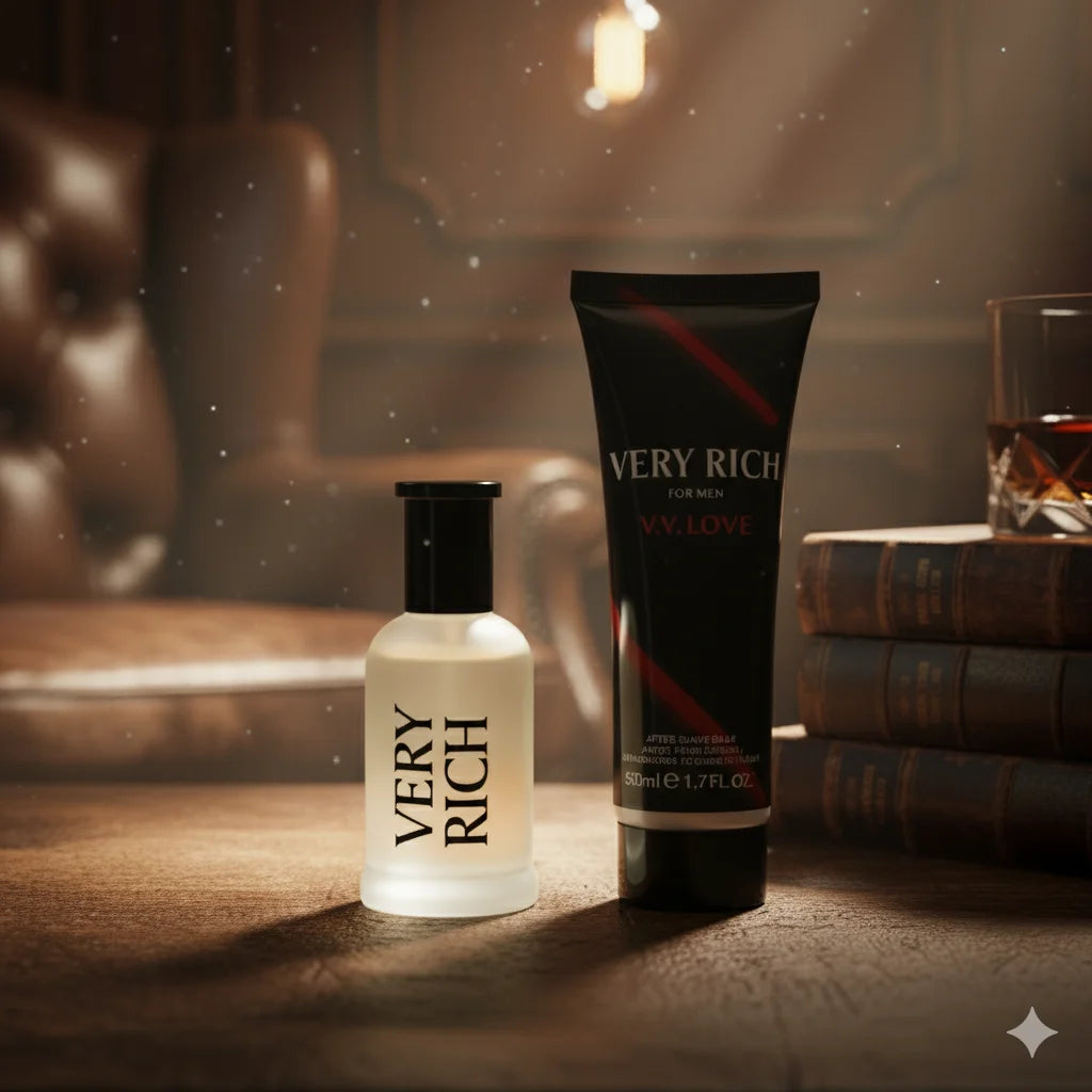 Set de perfume de 50 ml y loción corporal de 50 ml para hombre