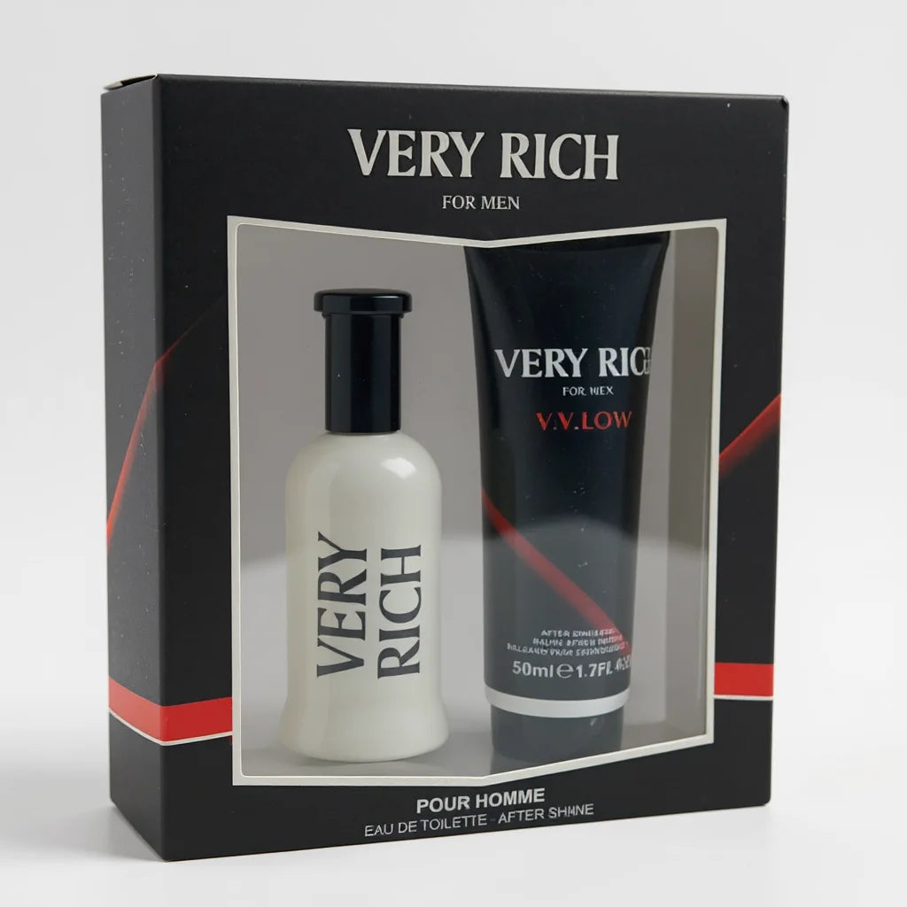 Set de perfume de 50 ml y loción corporal de 50 ml para hombre