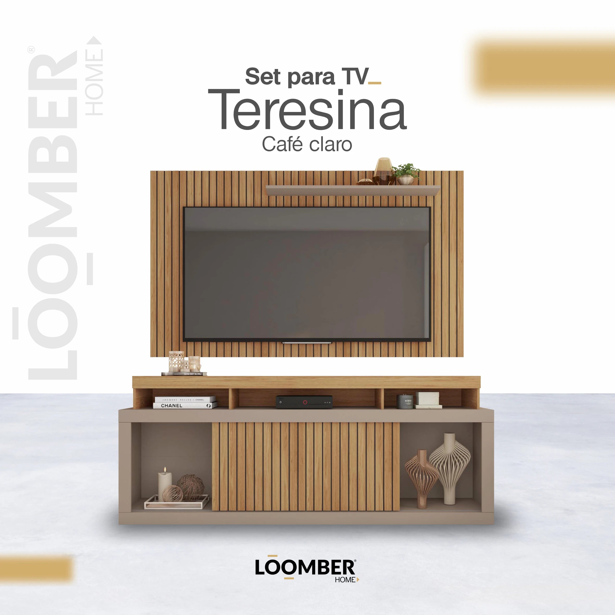 Set para TV Teresina Café Claro Loomber