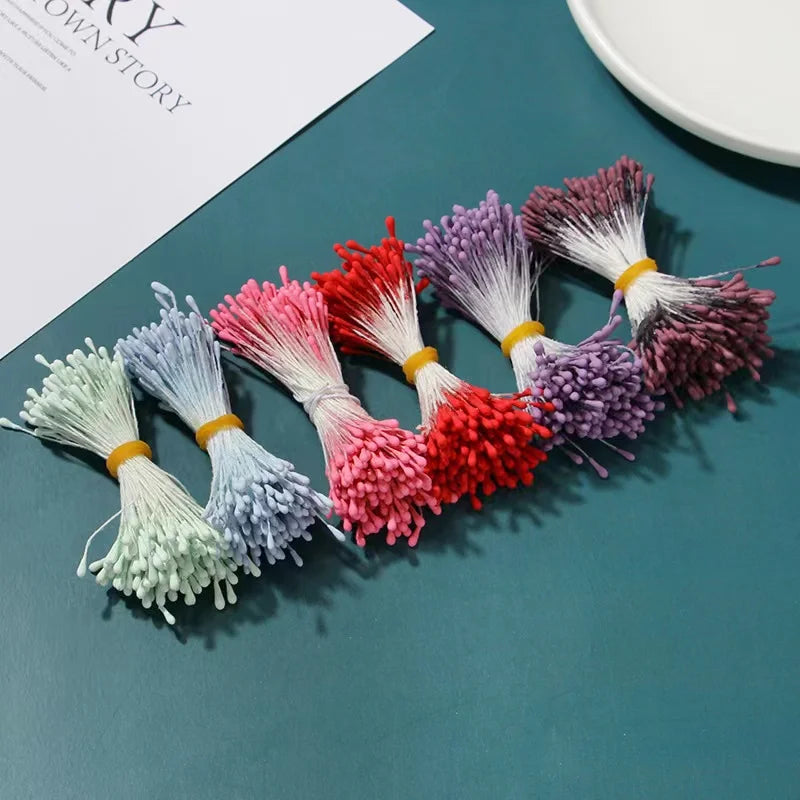 corona de flores artificiales DIY