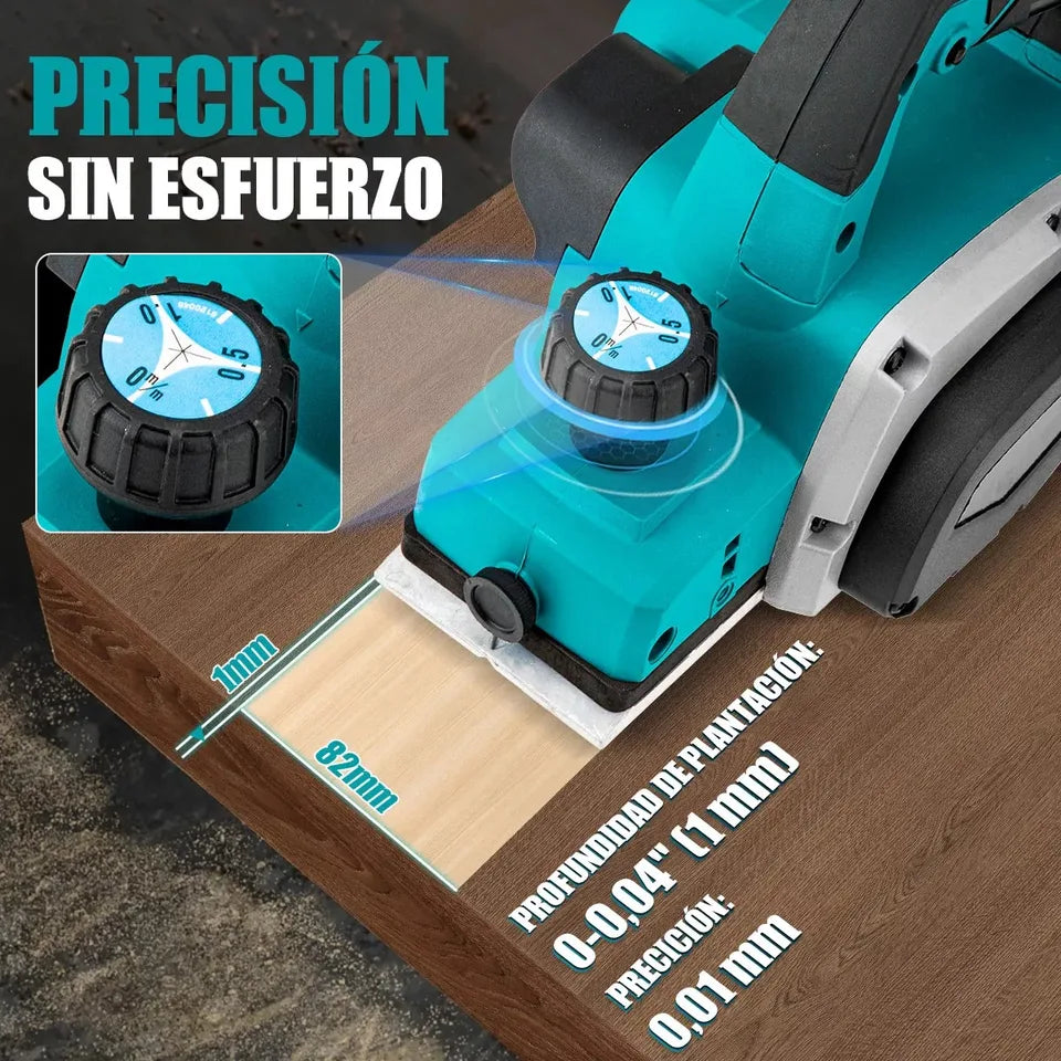 Cepilladora eléctrica para carpintería