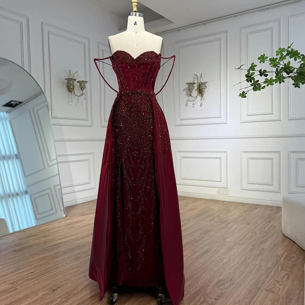 Vestidos de Noche con abertura larga y tirantes finos