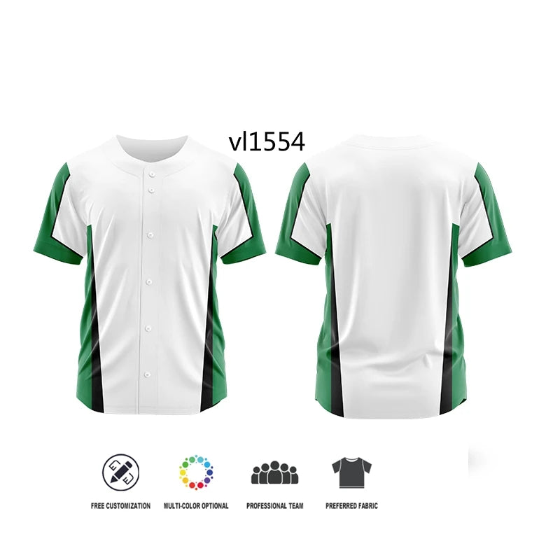 Camiseta de béisbol por sublimación
