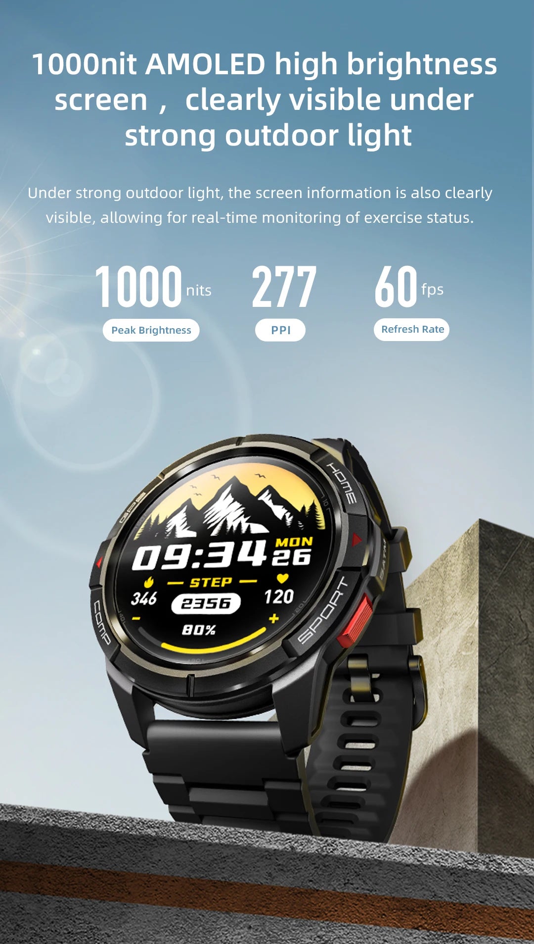 Reloj inteligente  impermeable