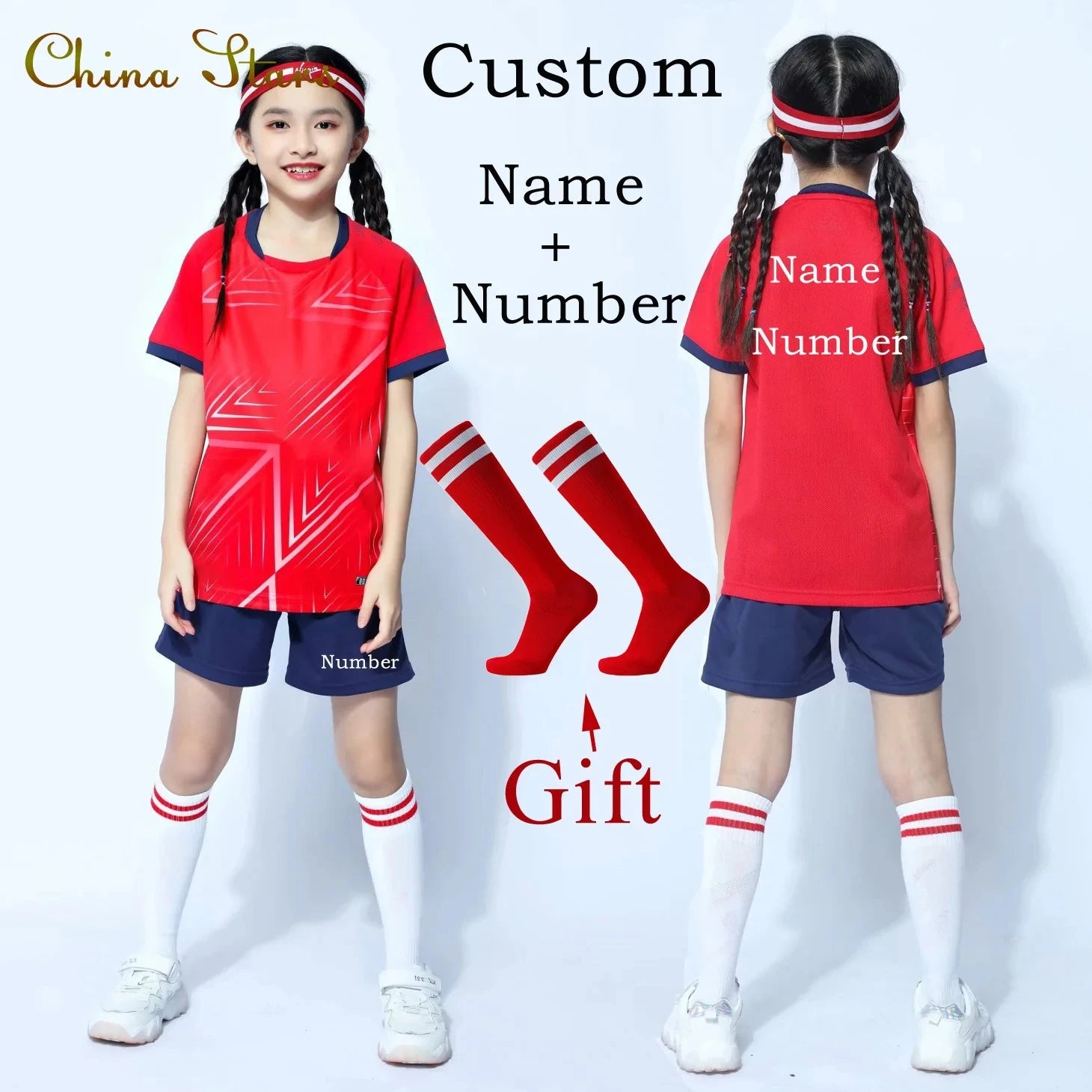 Uniformes de fútbol para niños + calcetines