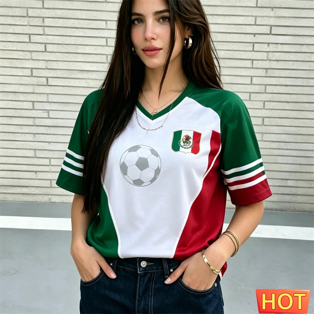 Camiseta Deportiva Transpirable de Poliéster para Mujer