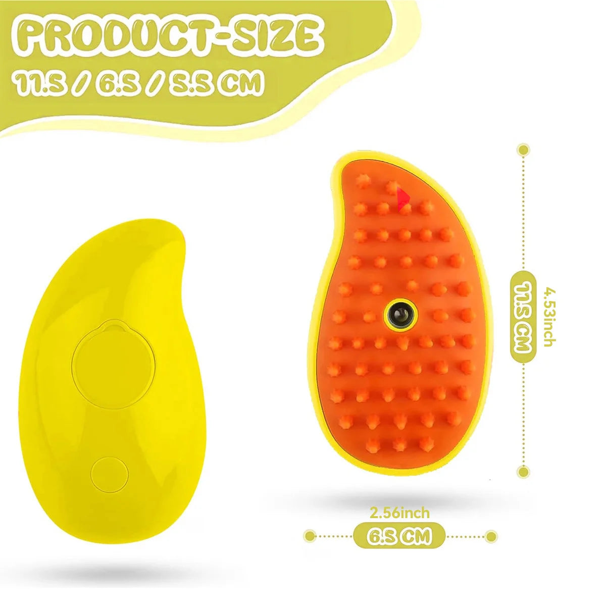 Cepillo para gato Cepillo Vapor Eléctrico 3 en 1
