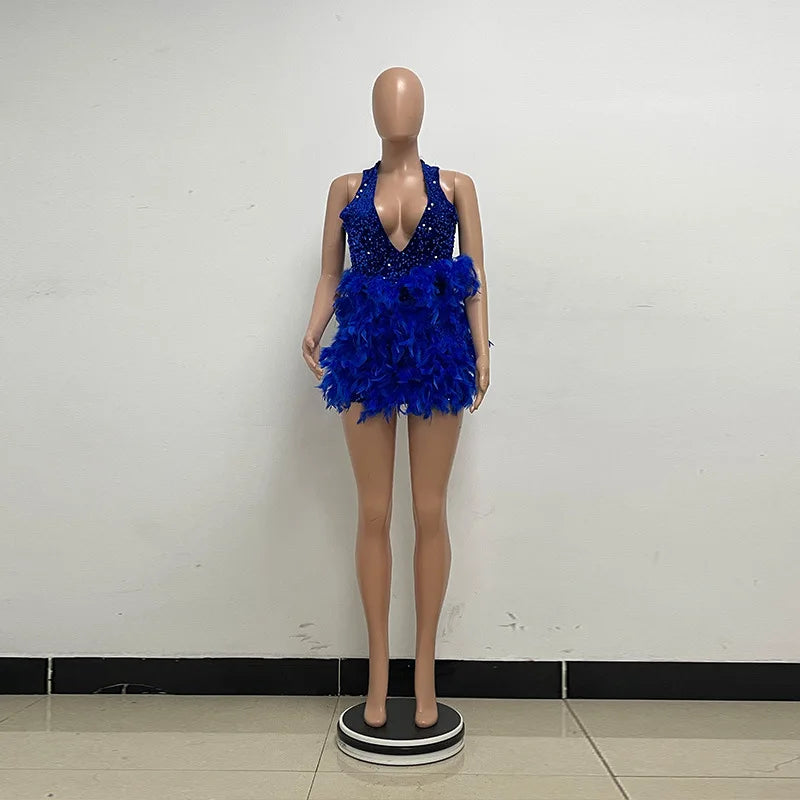 Vestido corto a la Cadera