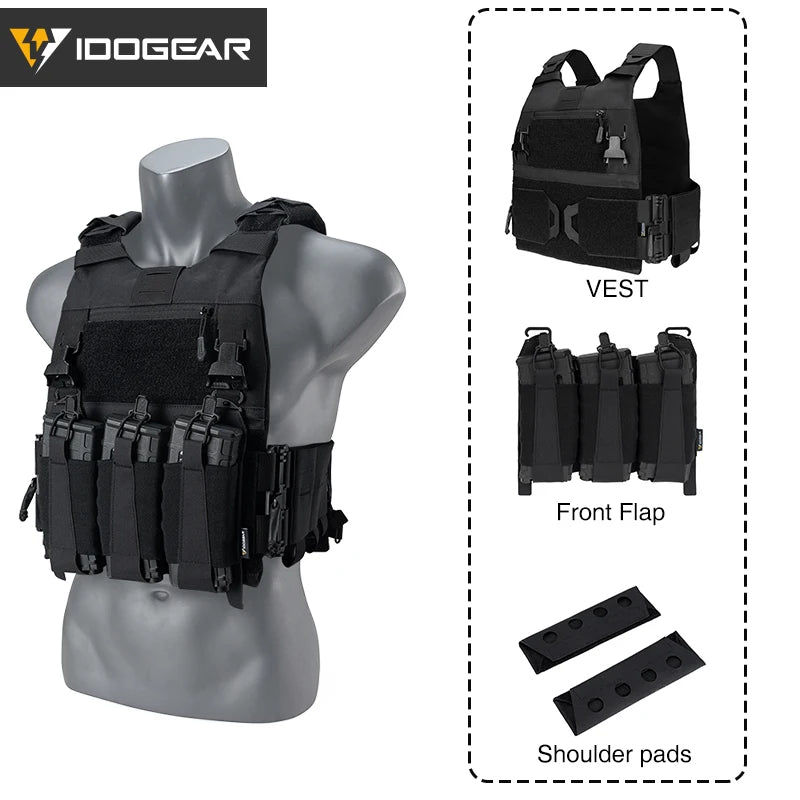 IDOGEAR-Chaleco MOLLE táctico FCSK