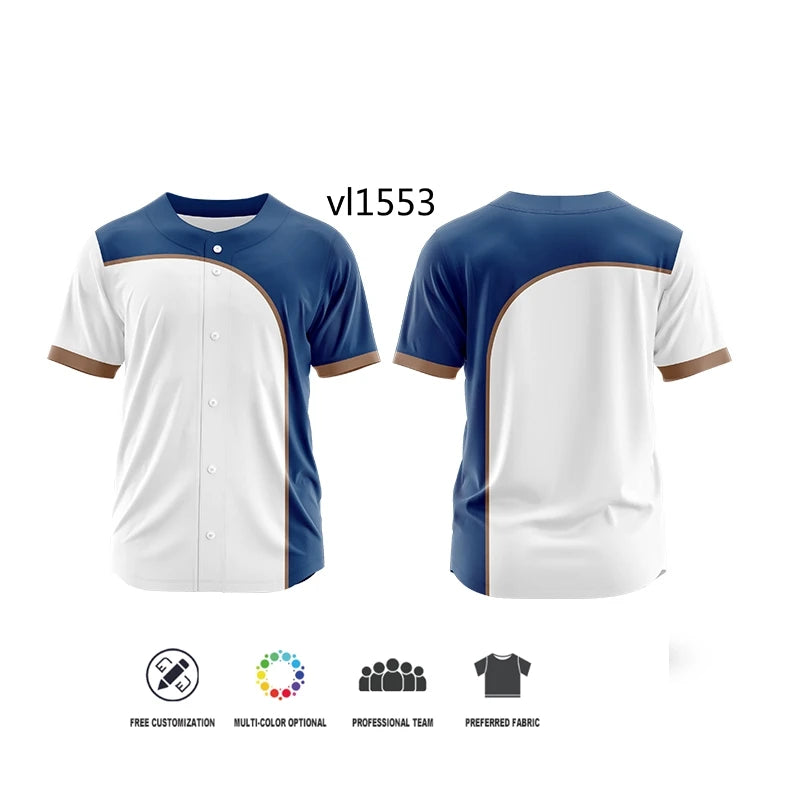 Camiseta de béisbol por sublimación