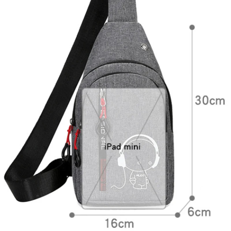 Bolso cruzado para hombre