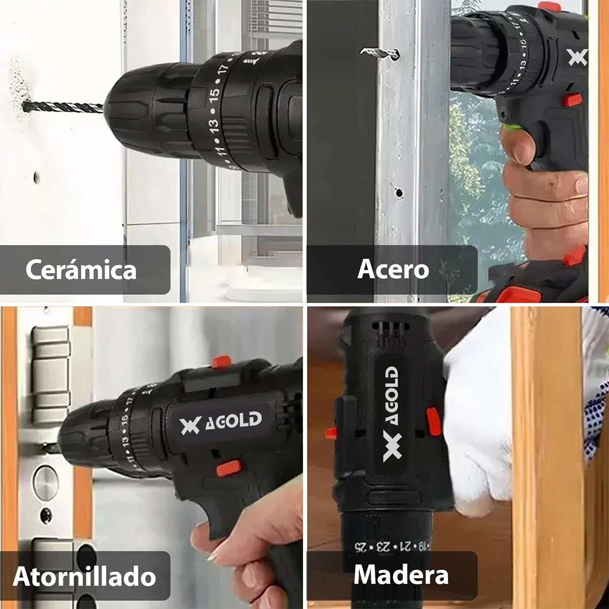 Kit Taladro Inalámbrico Desatornillardor