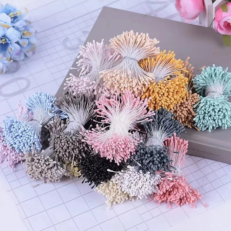 corona de flores artificiales DIY