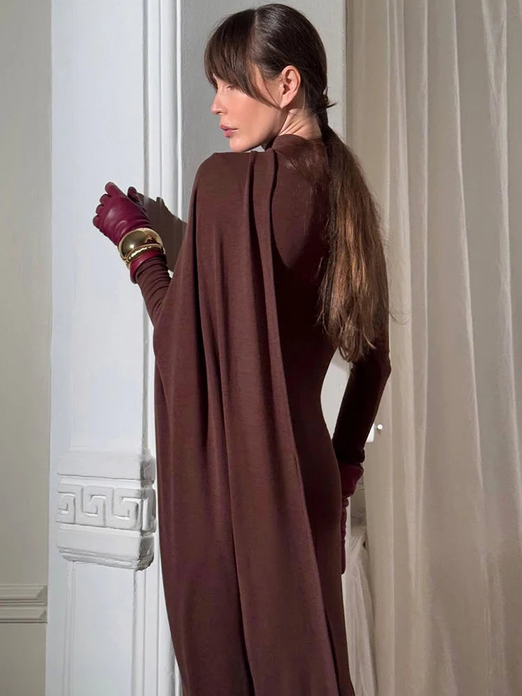 Vestido chal Irregular