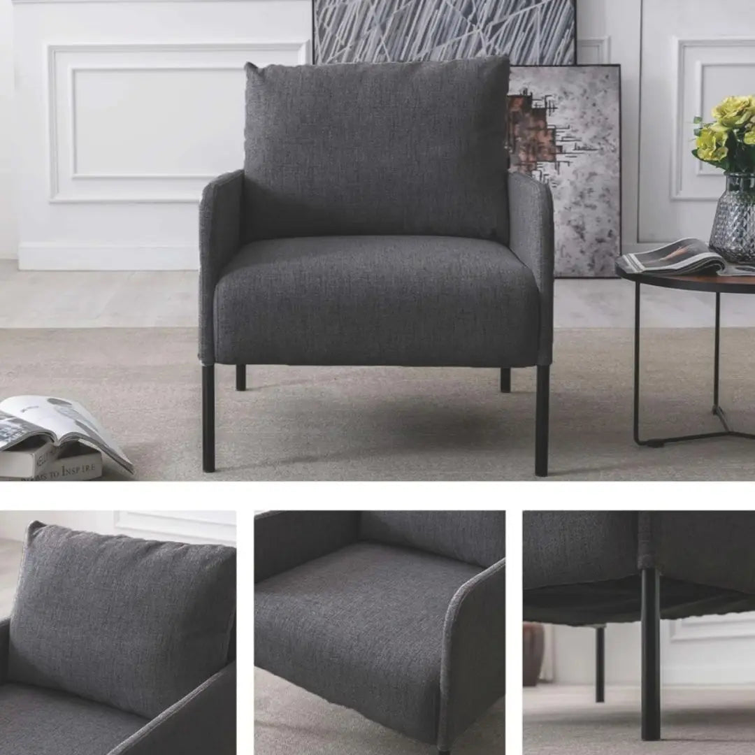 Sillón Mónaco Gris Oscuro