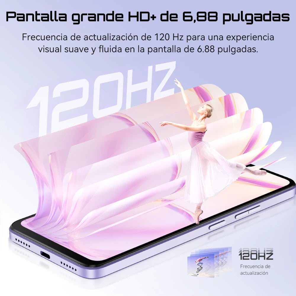 Smartphone Android 15, Cubot A40, 12 GB de RAM