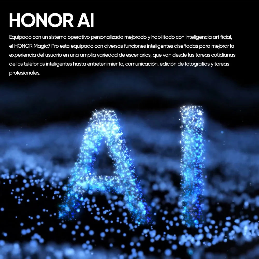 Smartphone HONOR Magic7 Pro 5G con IA, Snapdragon