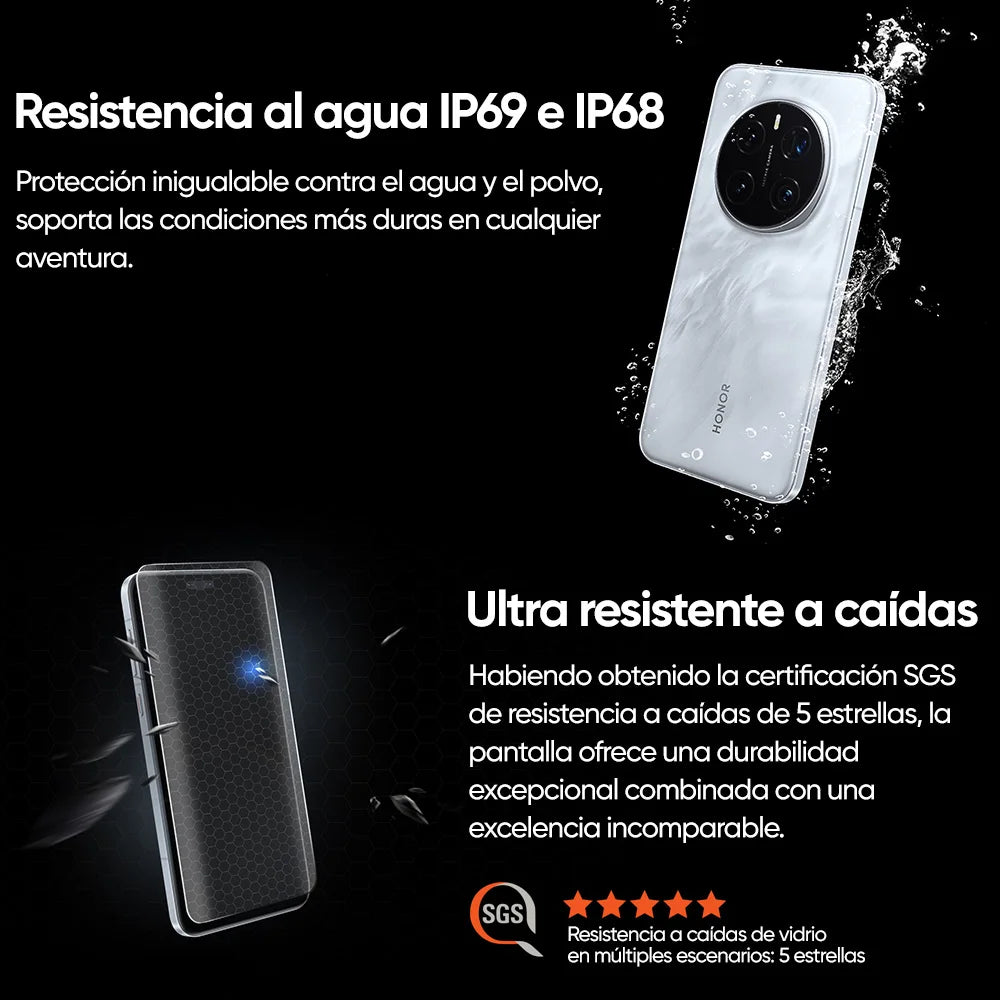 Smartphone HONOR Magic7 Pro 5G con IA, Snapdragon