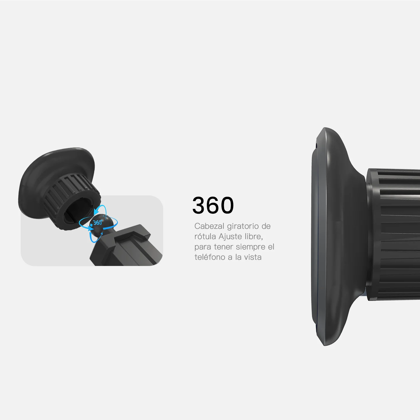 Soporte Magnético para Celular Auto - Imán Extra Fuerte Universal