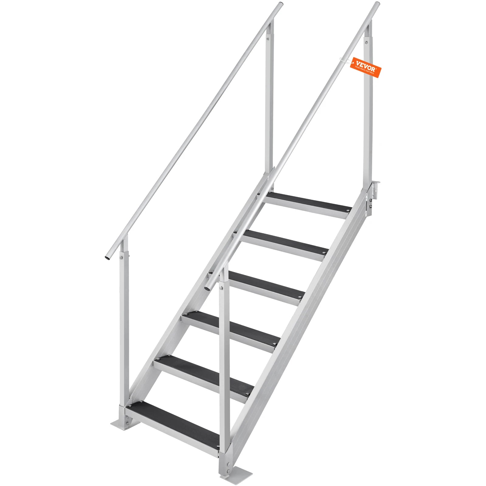 Escalera de muelle de pasamanos dobles