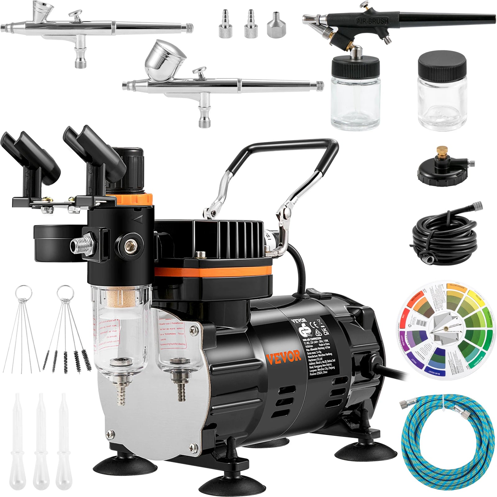 SucceBuy-Kit de aerógrafo profesional de doble acción