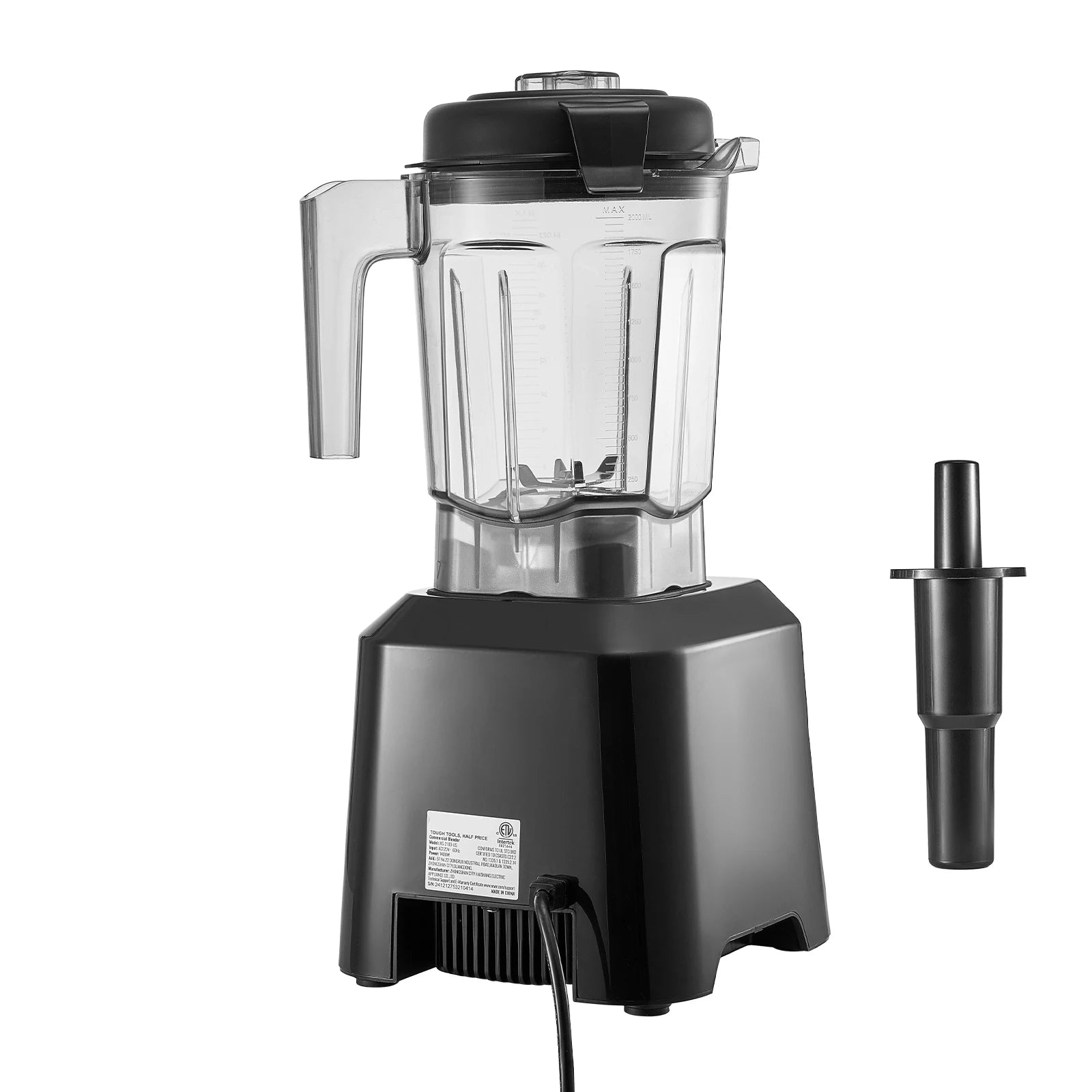 Licuadora para batidos Licuadora de 68 oz y 1400 W