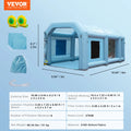 cabina de pintura inflable con sopladores