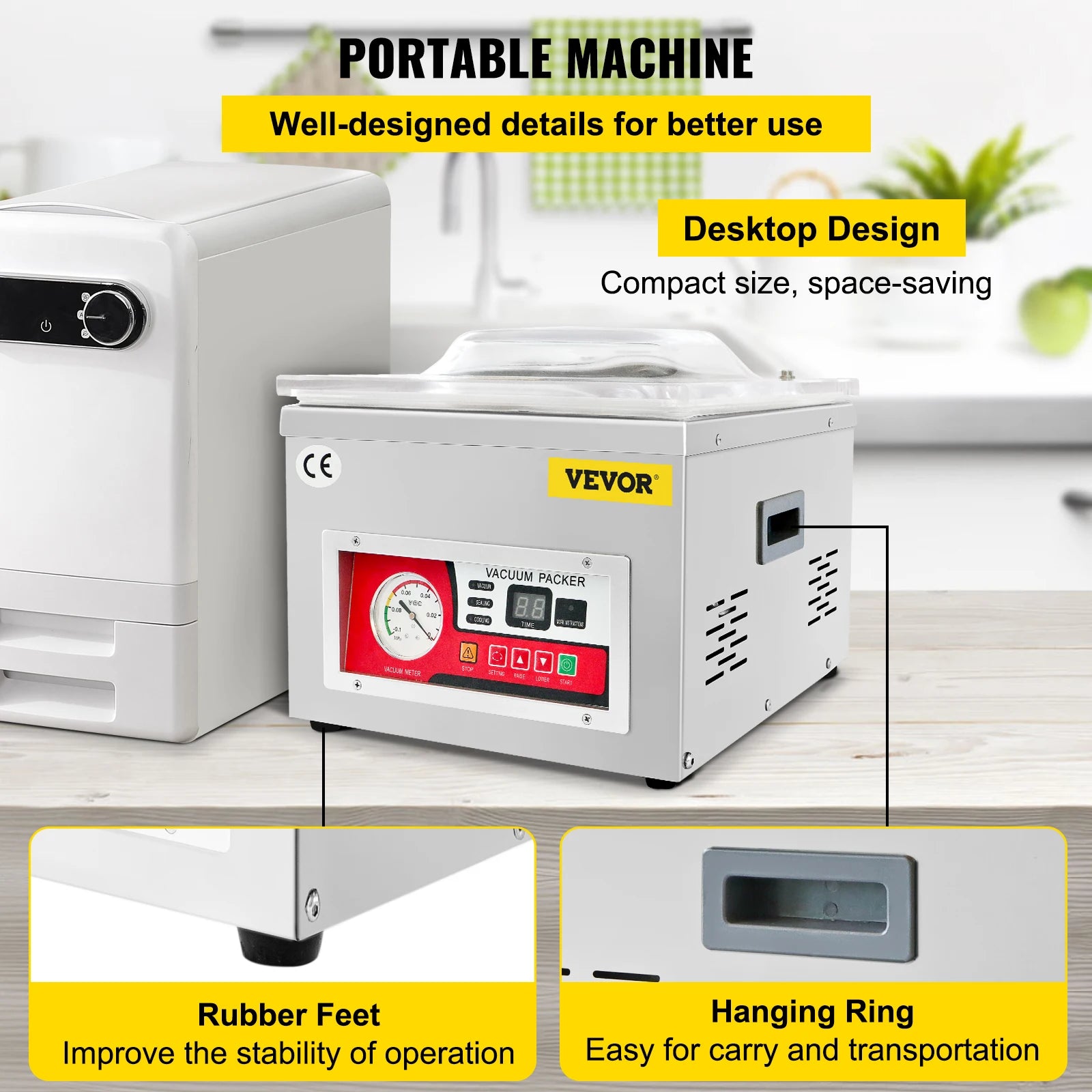 máquina de envasado al vacío de alimentos