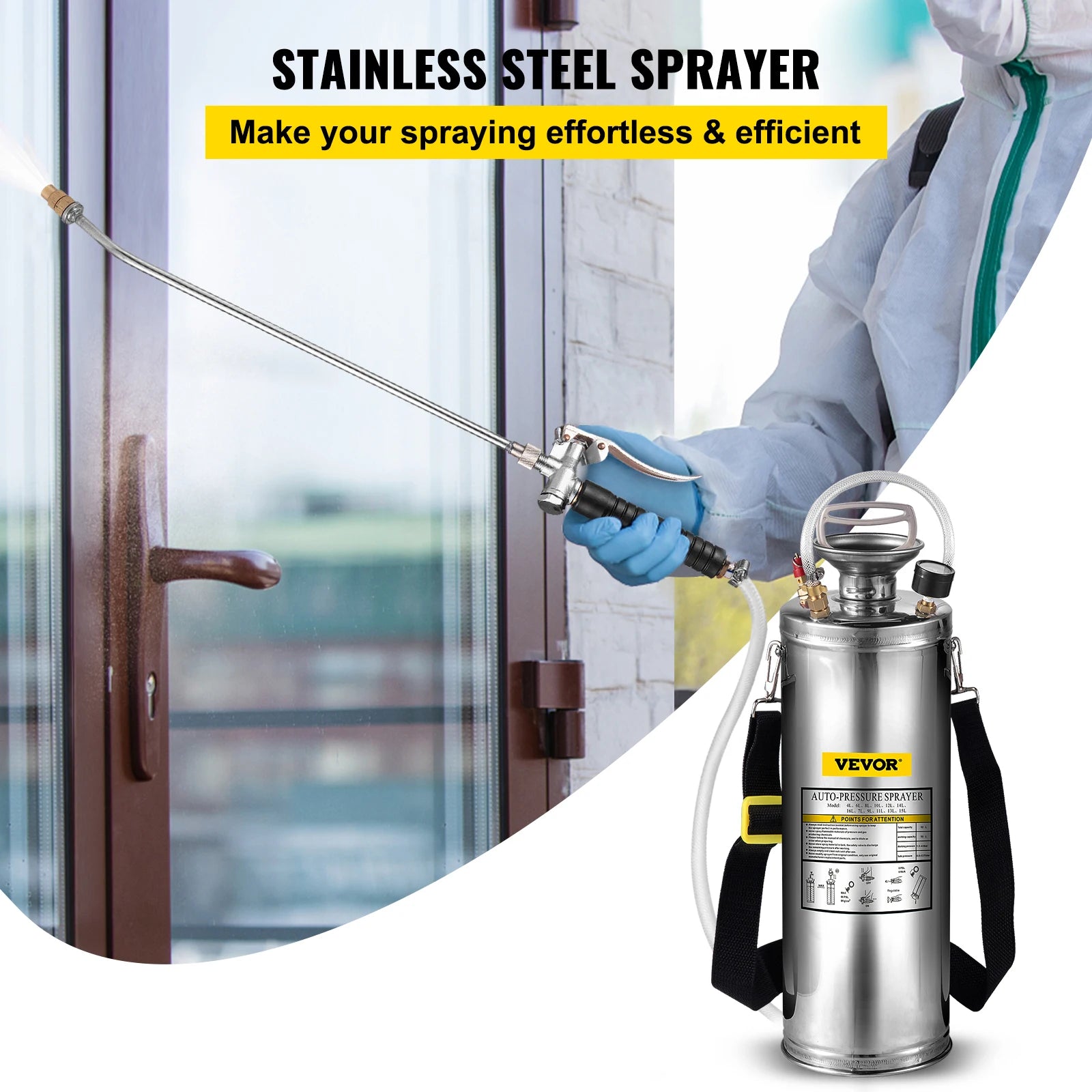 pulverizador manual de 4-12L para el hogar