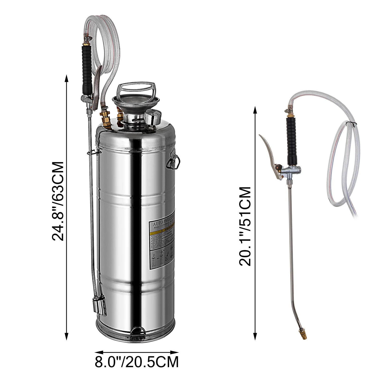 pulverizador manual de 4-12L para el hogar