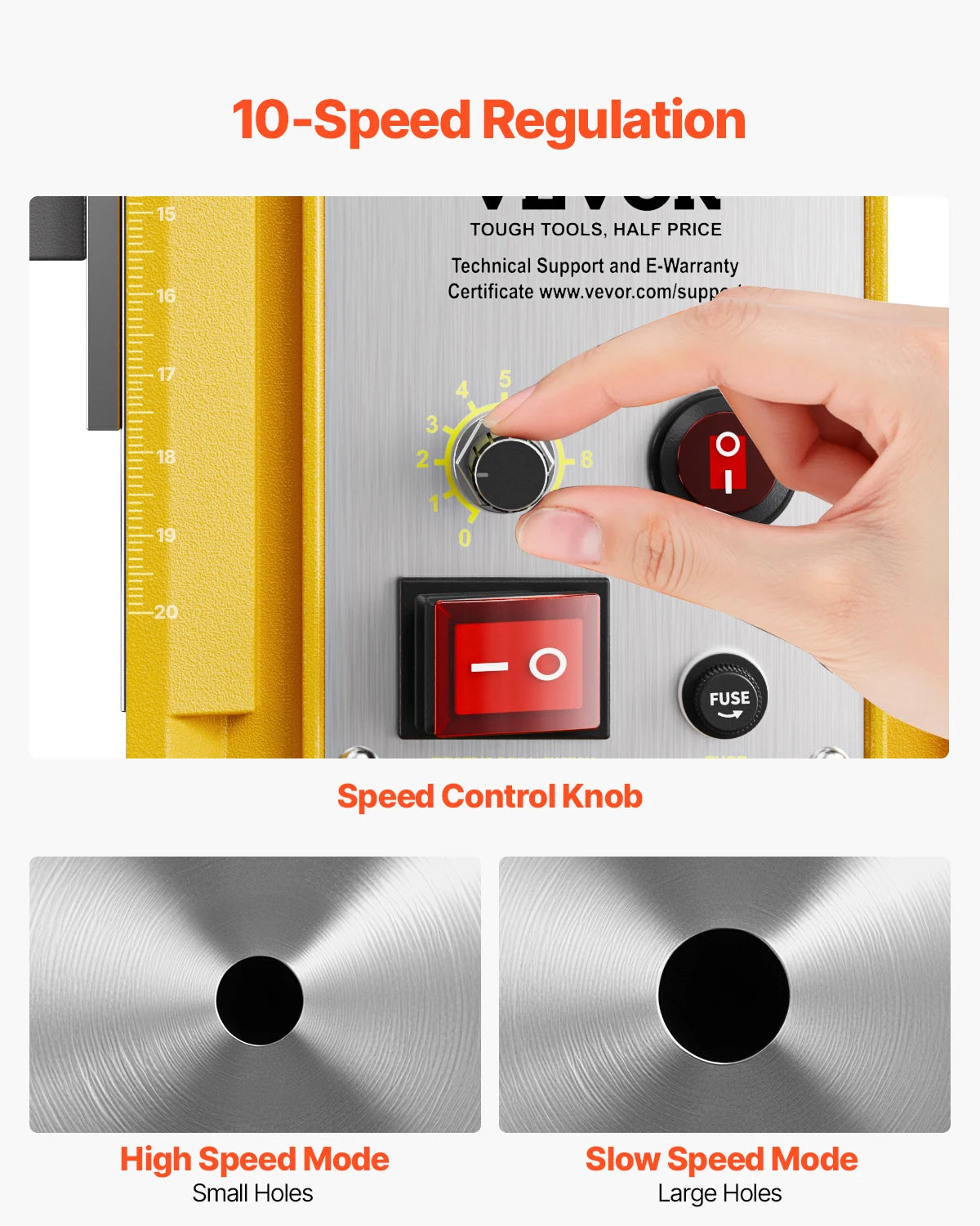 SucceBuy-taladro magnético con diámetro de perforación,