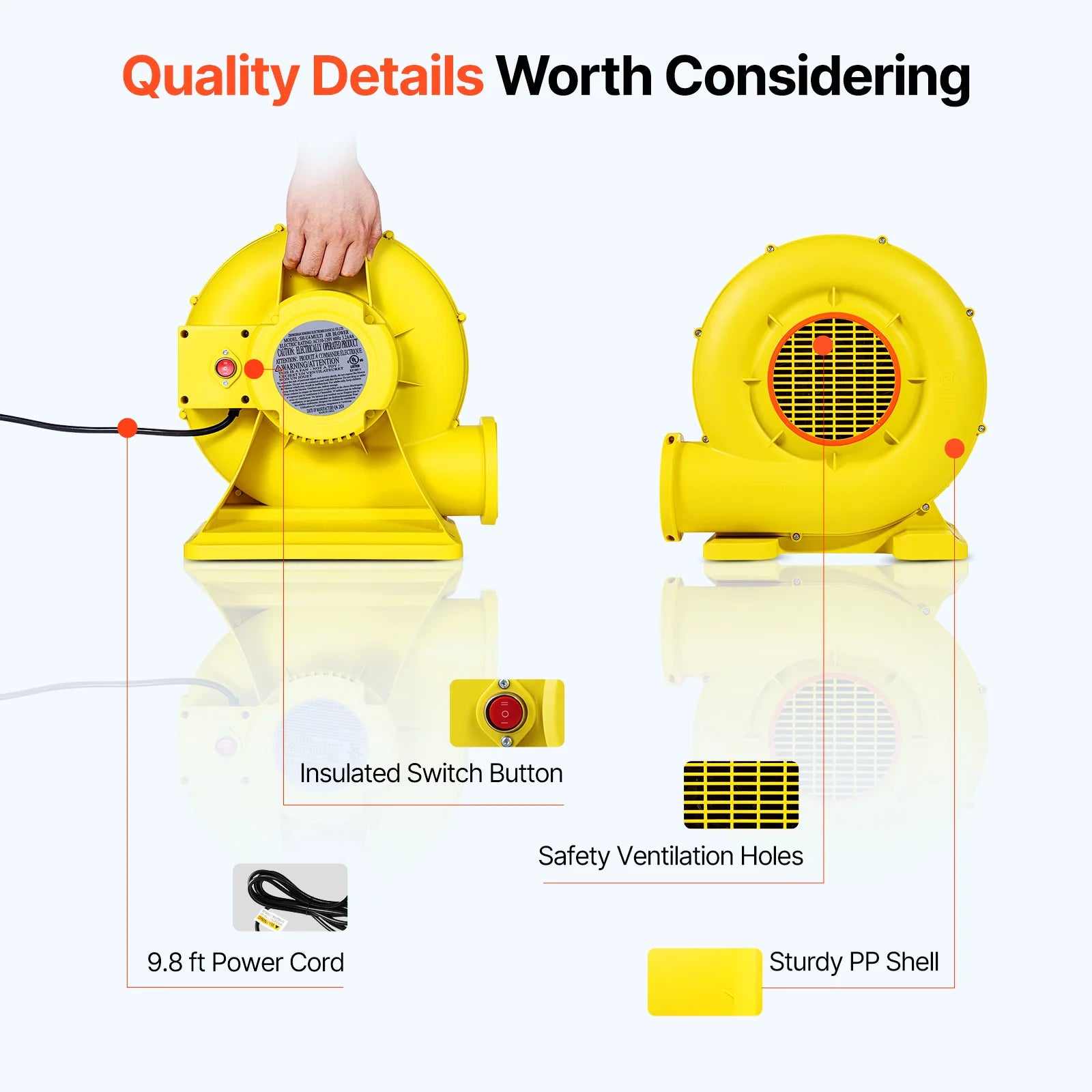 ventilador inflable para inflables