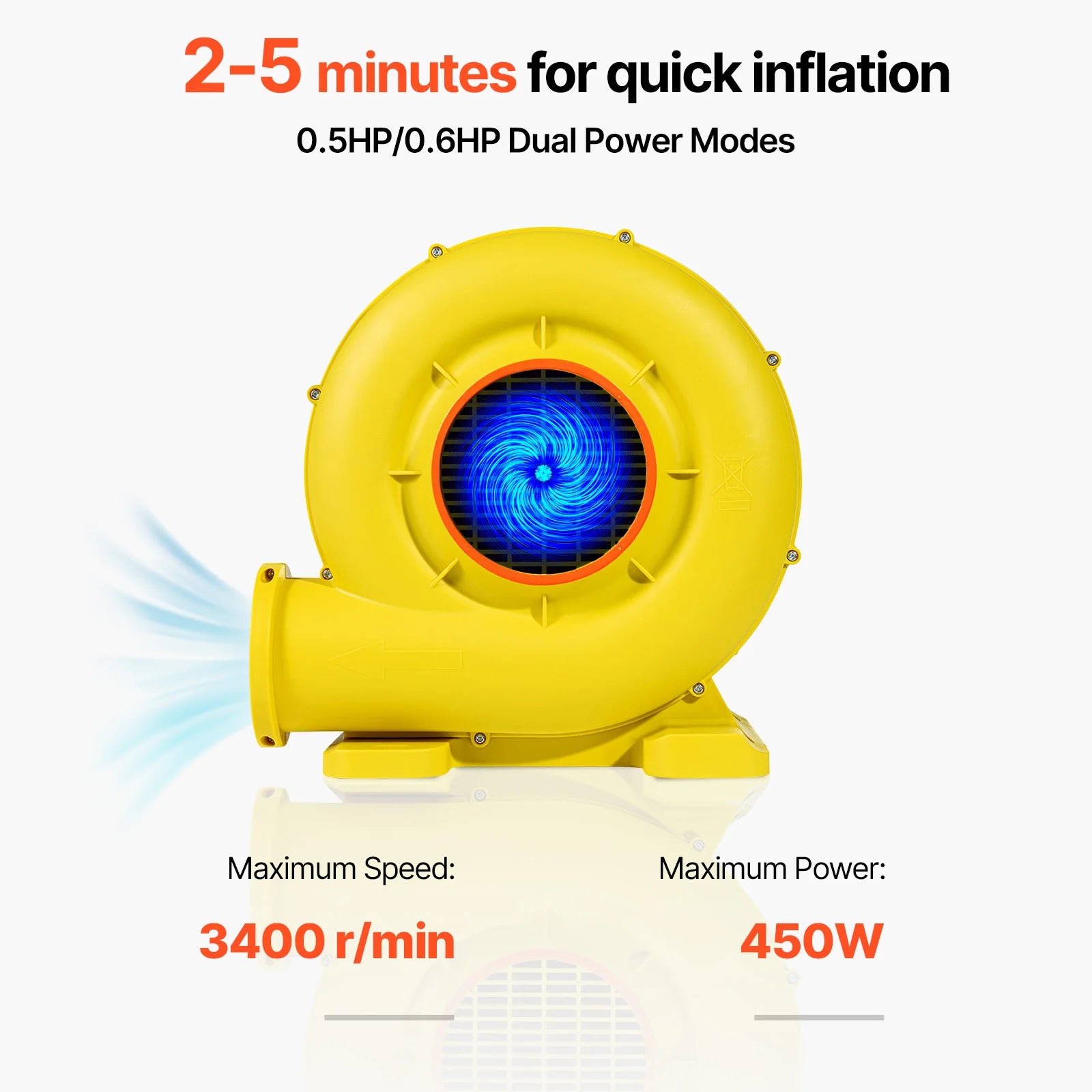 ventilador inflable para inflables