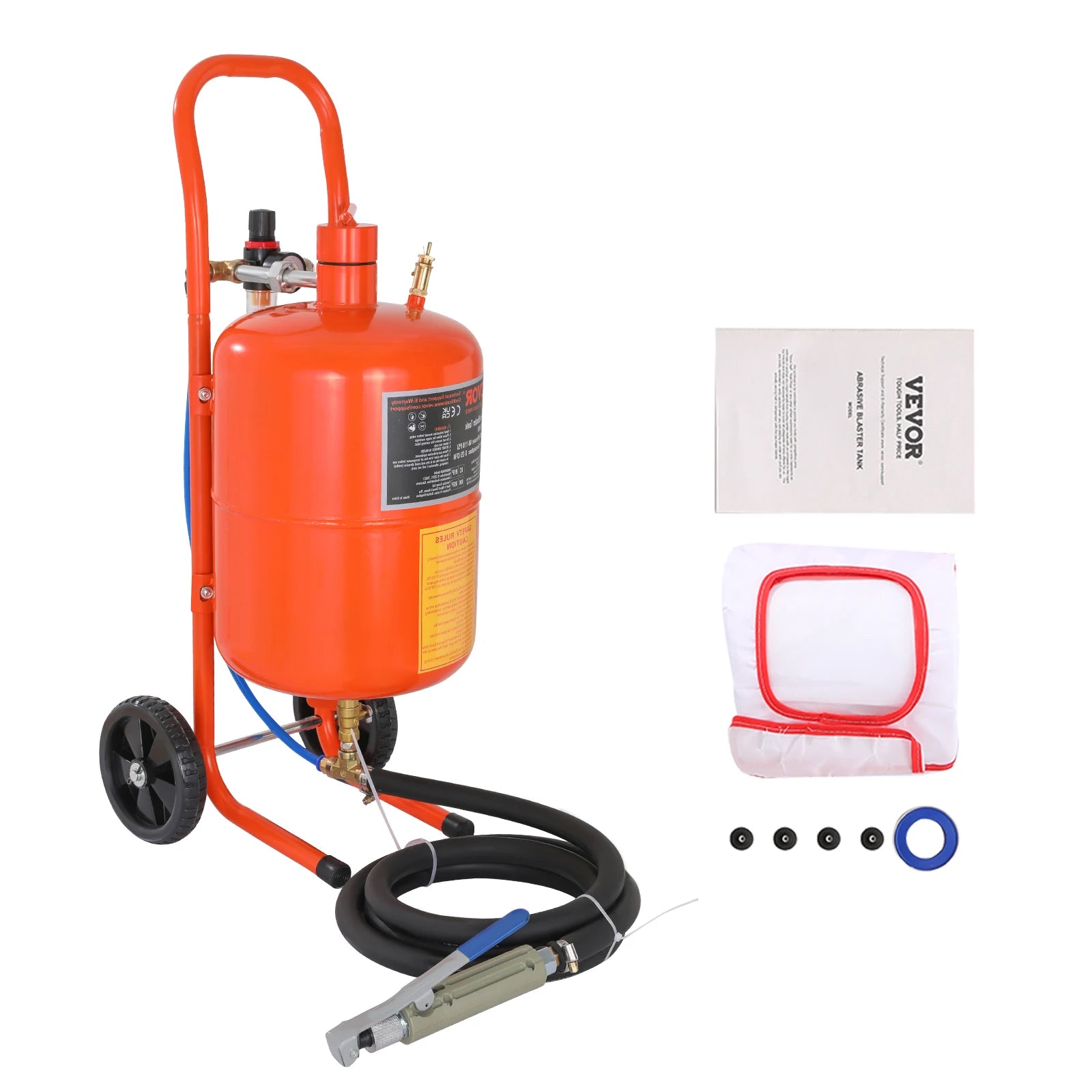 Kit de chorro de arena de aire portátil