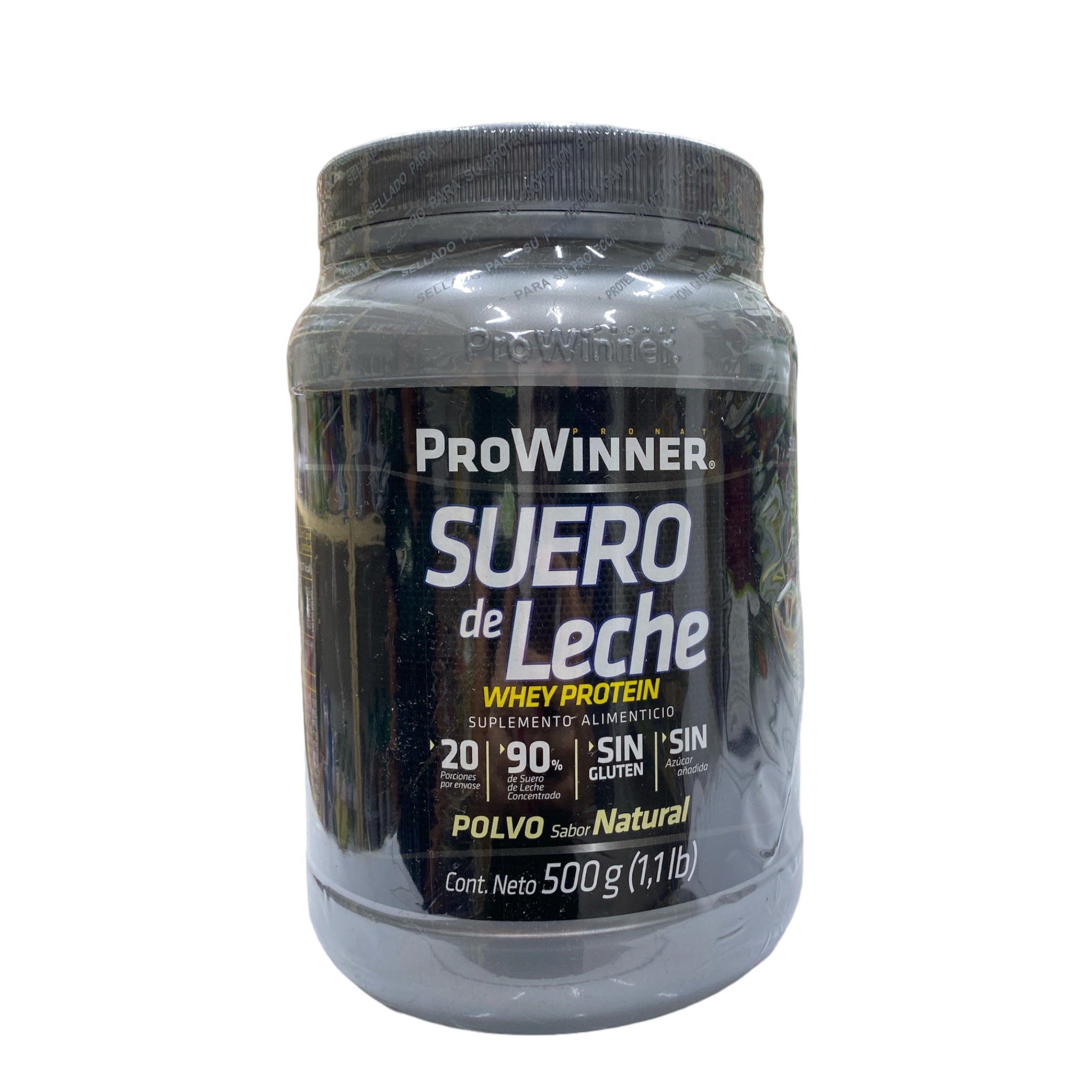 POLVO SUERO DE LECHE WHEY PROTEIN C/500 GR PROWINNER