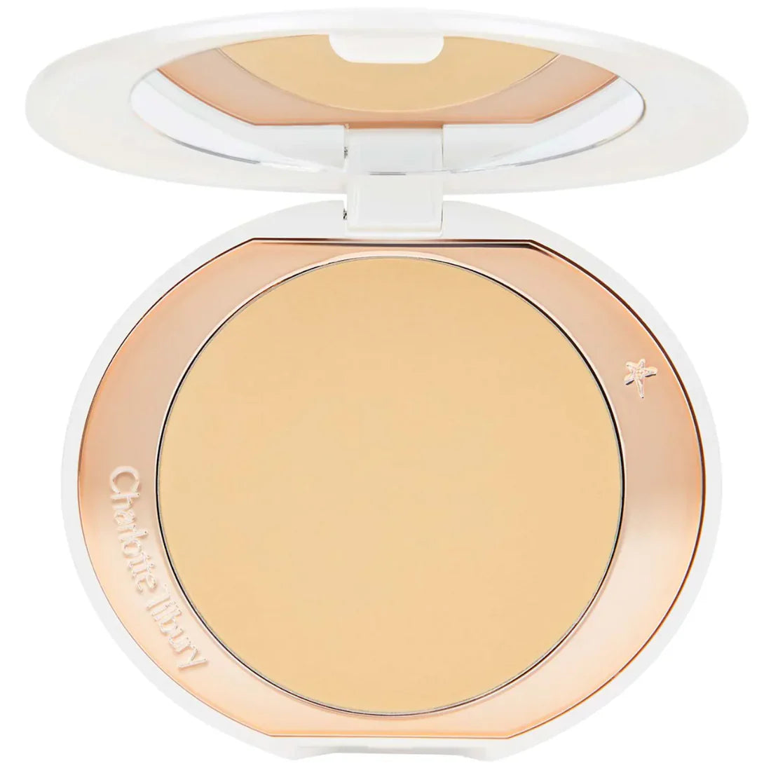 CHARLOTTE TILBURY AIRBRUSH FLAWLESS FINISH BRIGHTENING POWDER-TAN-DEEP .31oz full size