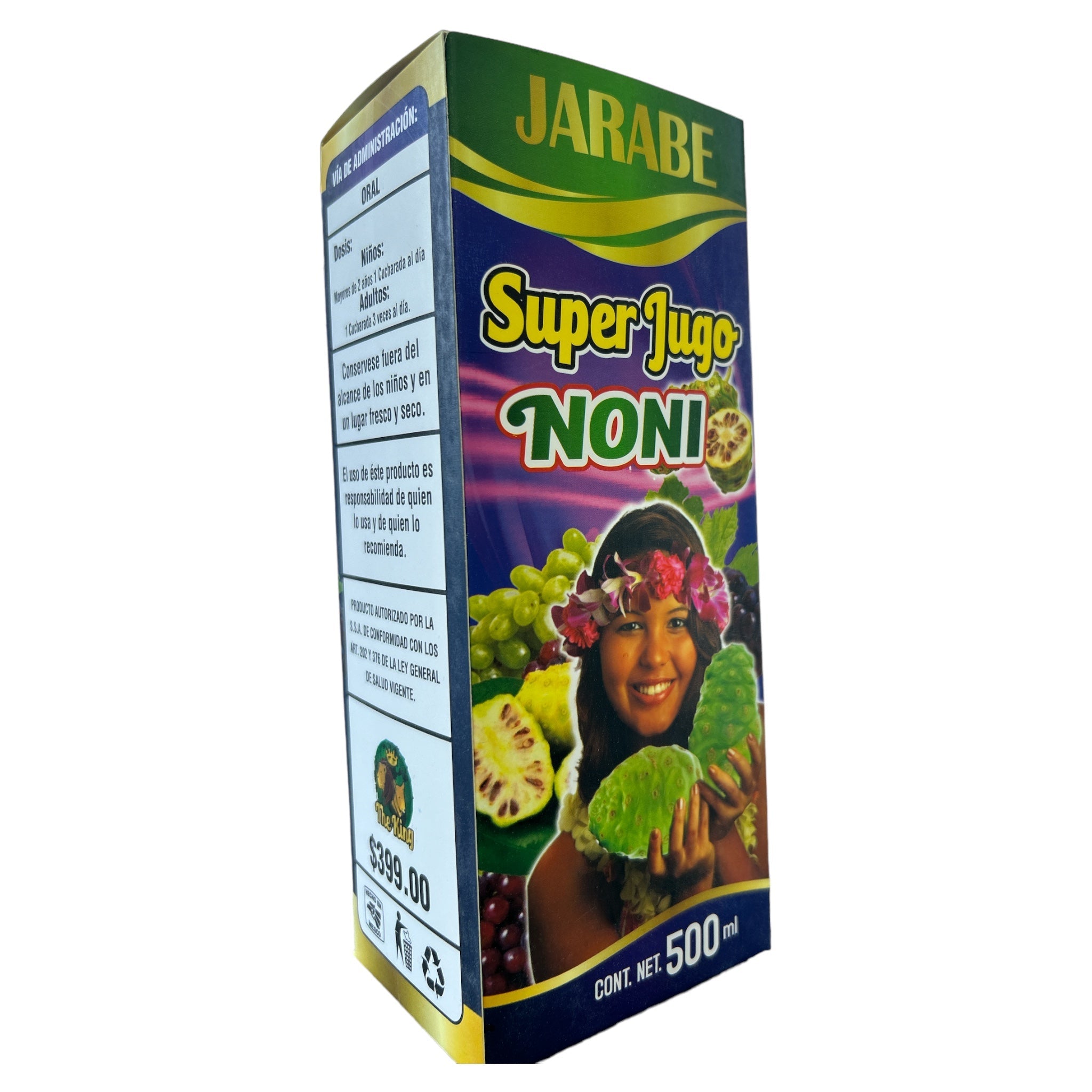 TONICO SUPER JUGO NONI C/ 500ML THE KING