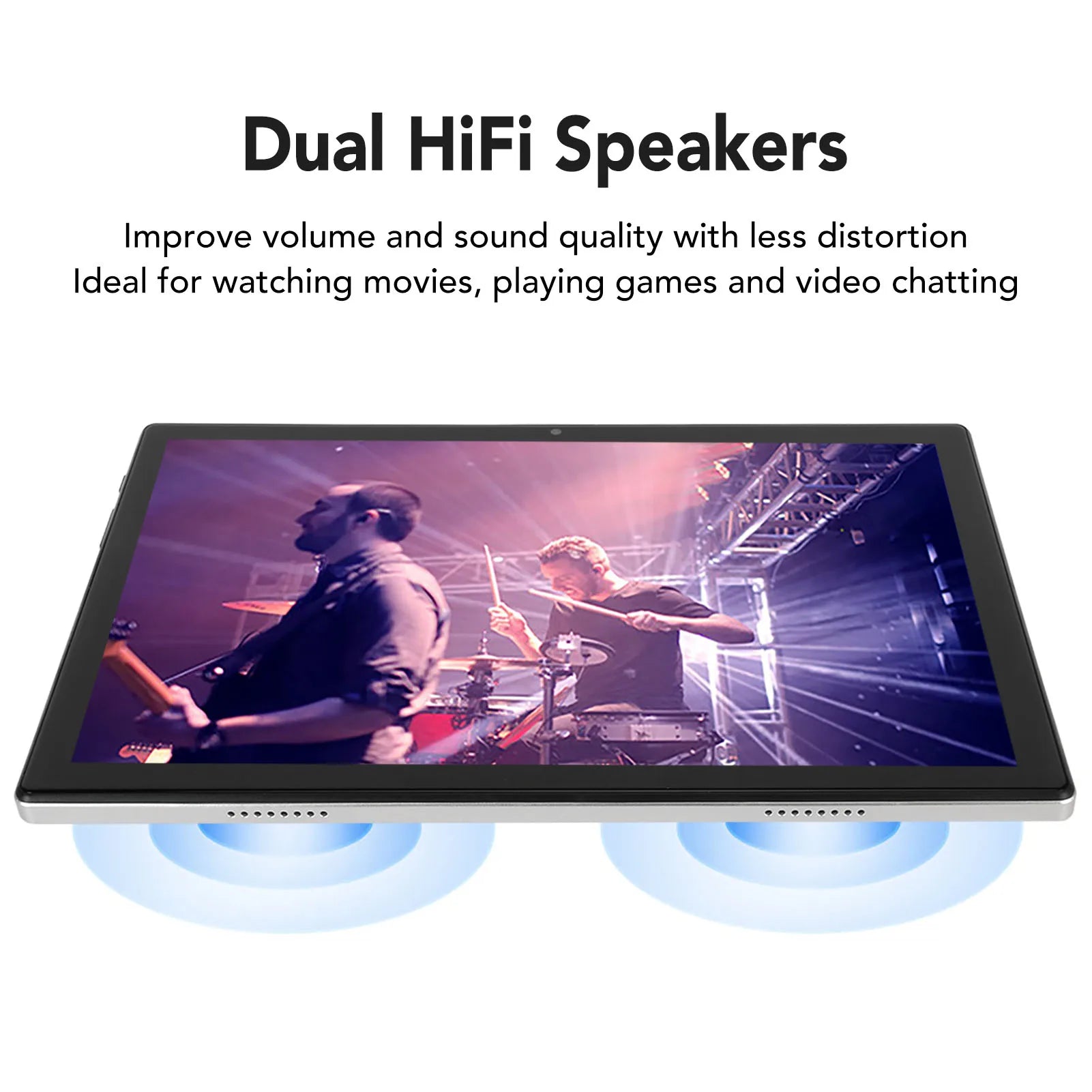Tableta 2 en 1 de 10,1 pulgadas para Android 12, con teclado, CPU de 8 núcleos, 8GB, 256GB, 5G,