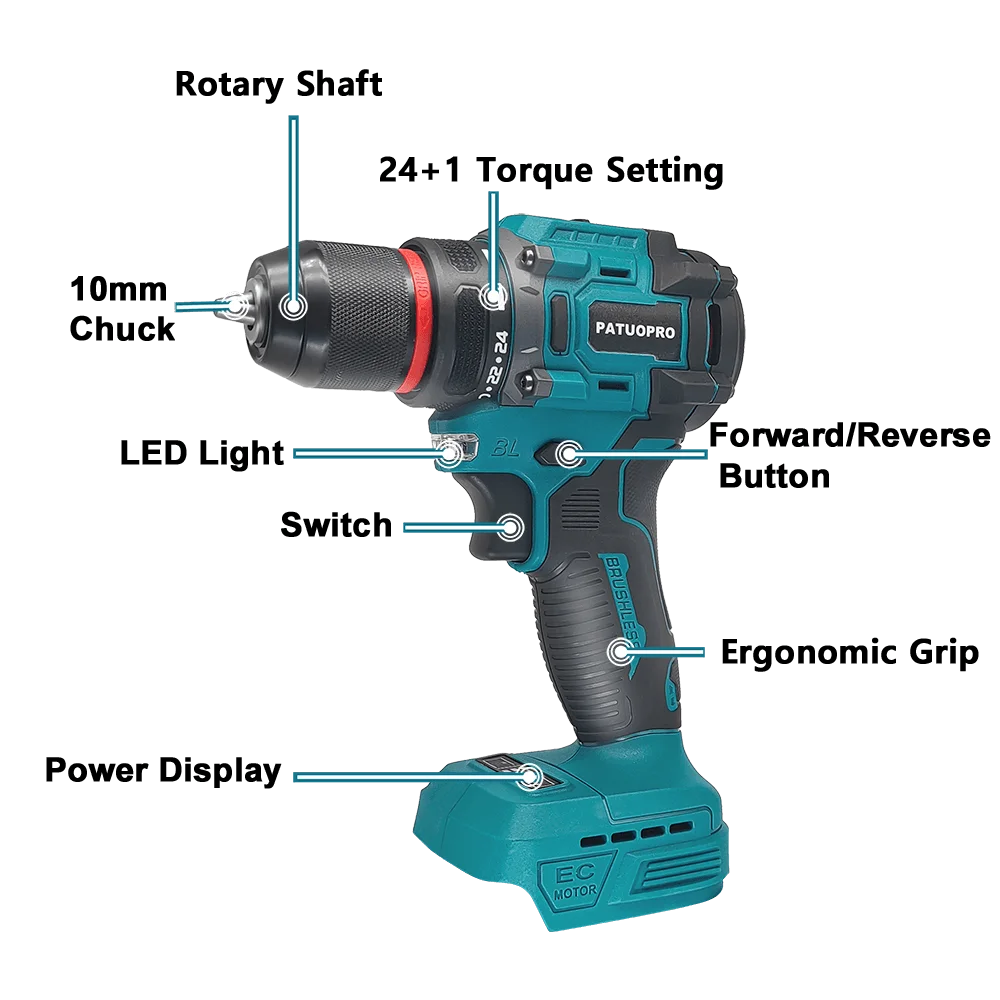 Taladro inalámbrico Makita de 18v