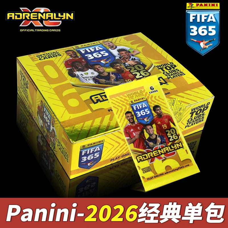 Tarjeta Dorada de Edición Limitada Oficial de Panini 2026 FIFA365