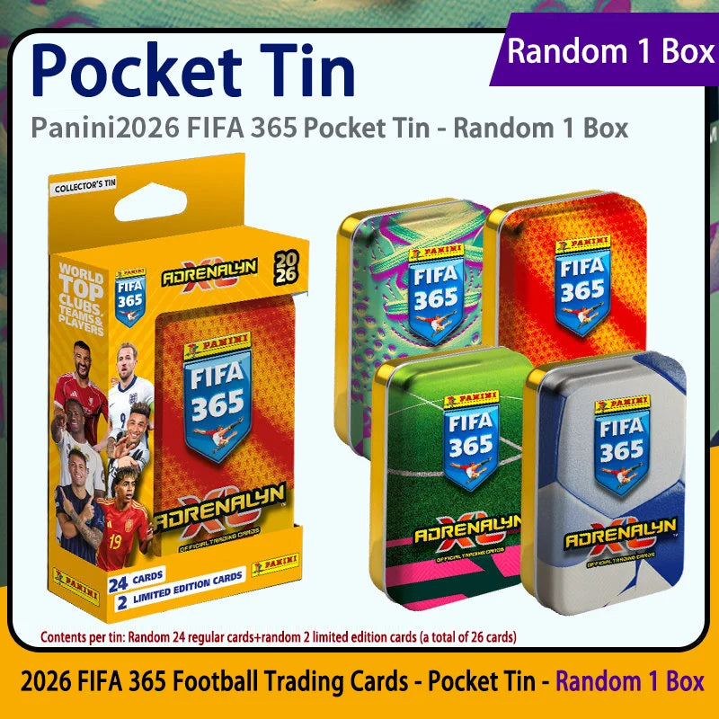 Tarjetas Coleccionables Panini 2026 FIFA 365 Adrenalyn XL