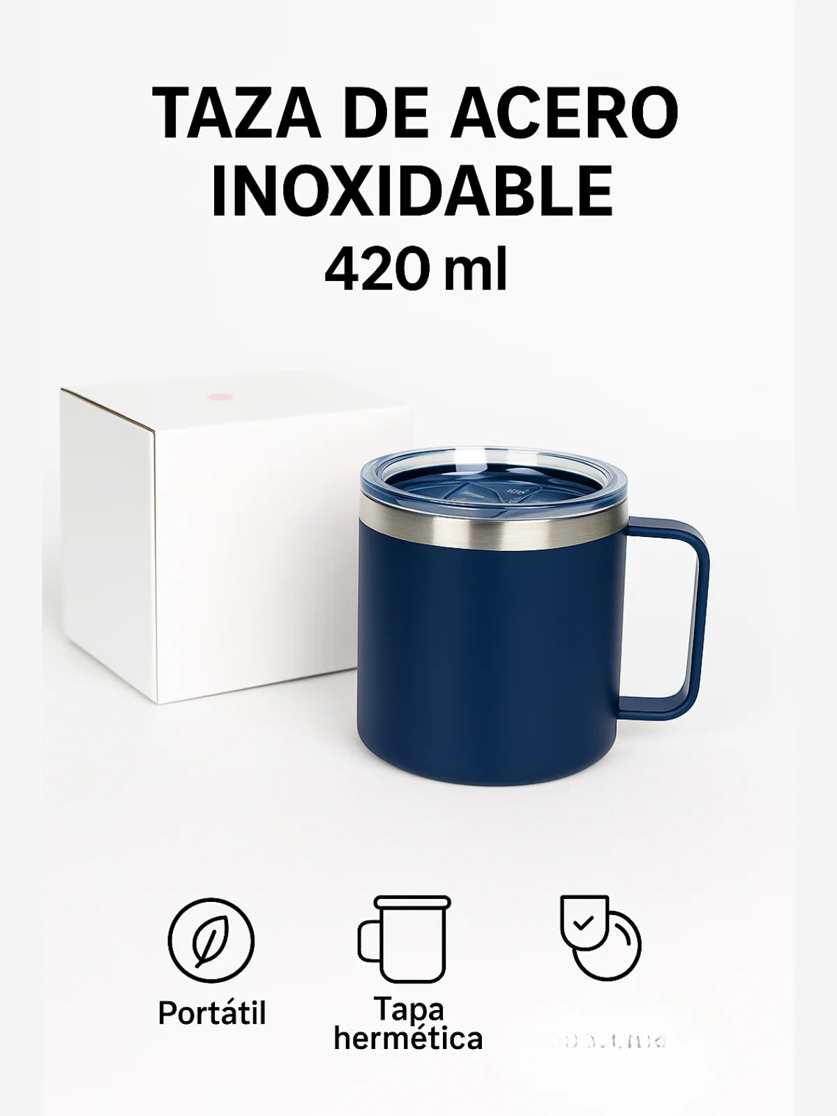 Taza Térmica de Acero Inoxidable