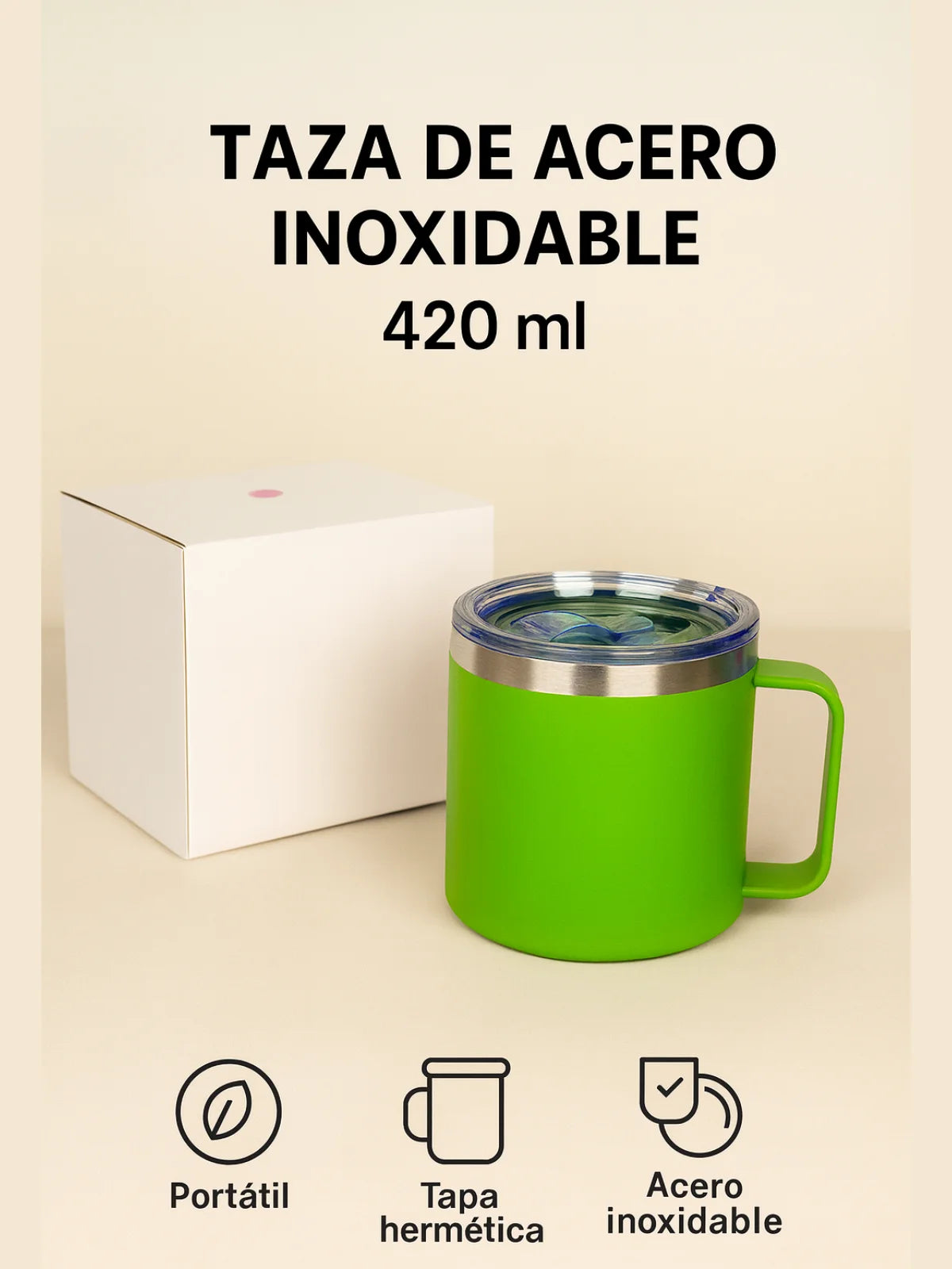 Taza Térmica de Acero Inoxidable