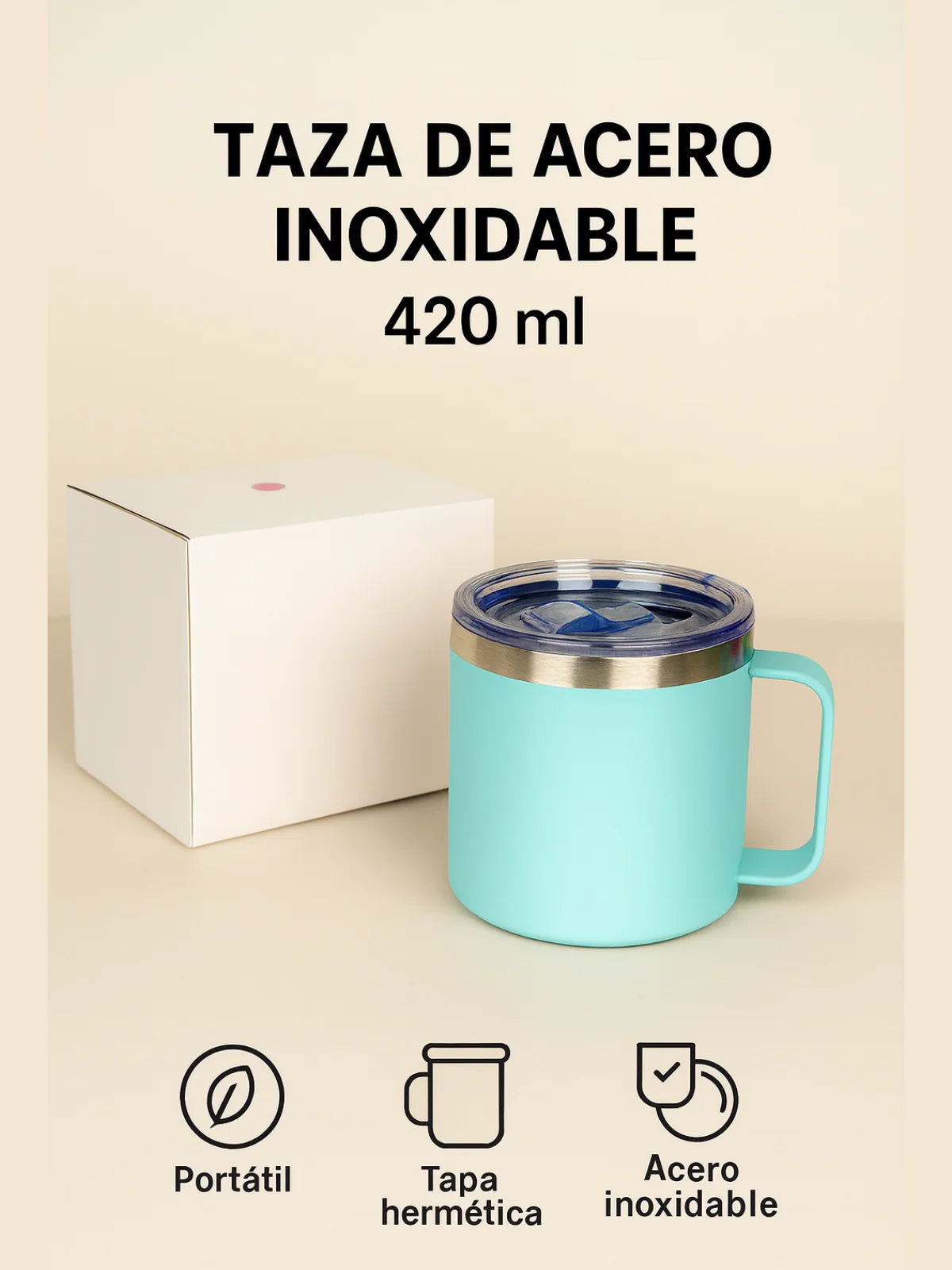 Taza Térmica de Acero Inoxidable