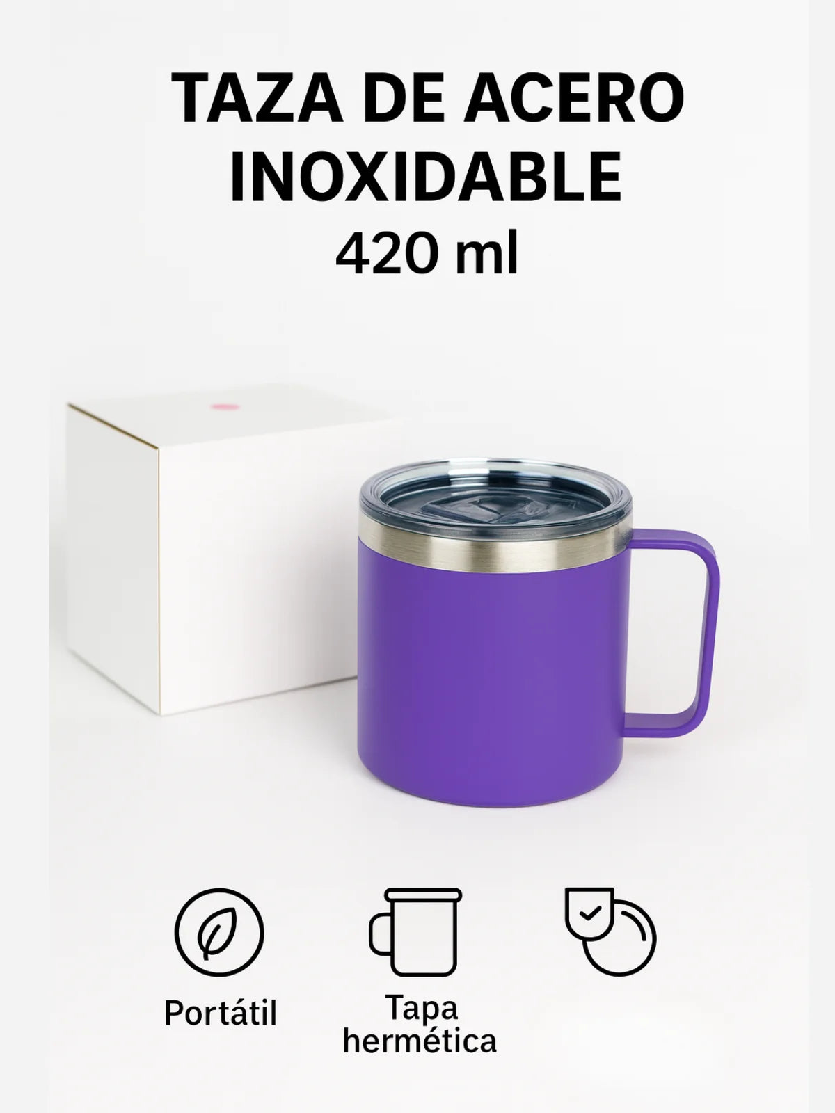 Taza Térmica de Acero Inoxidable