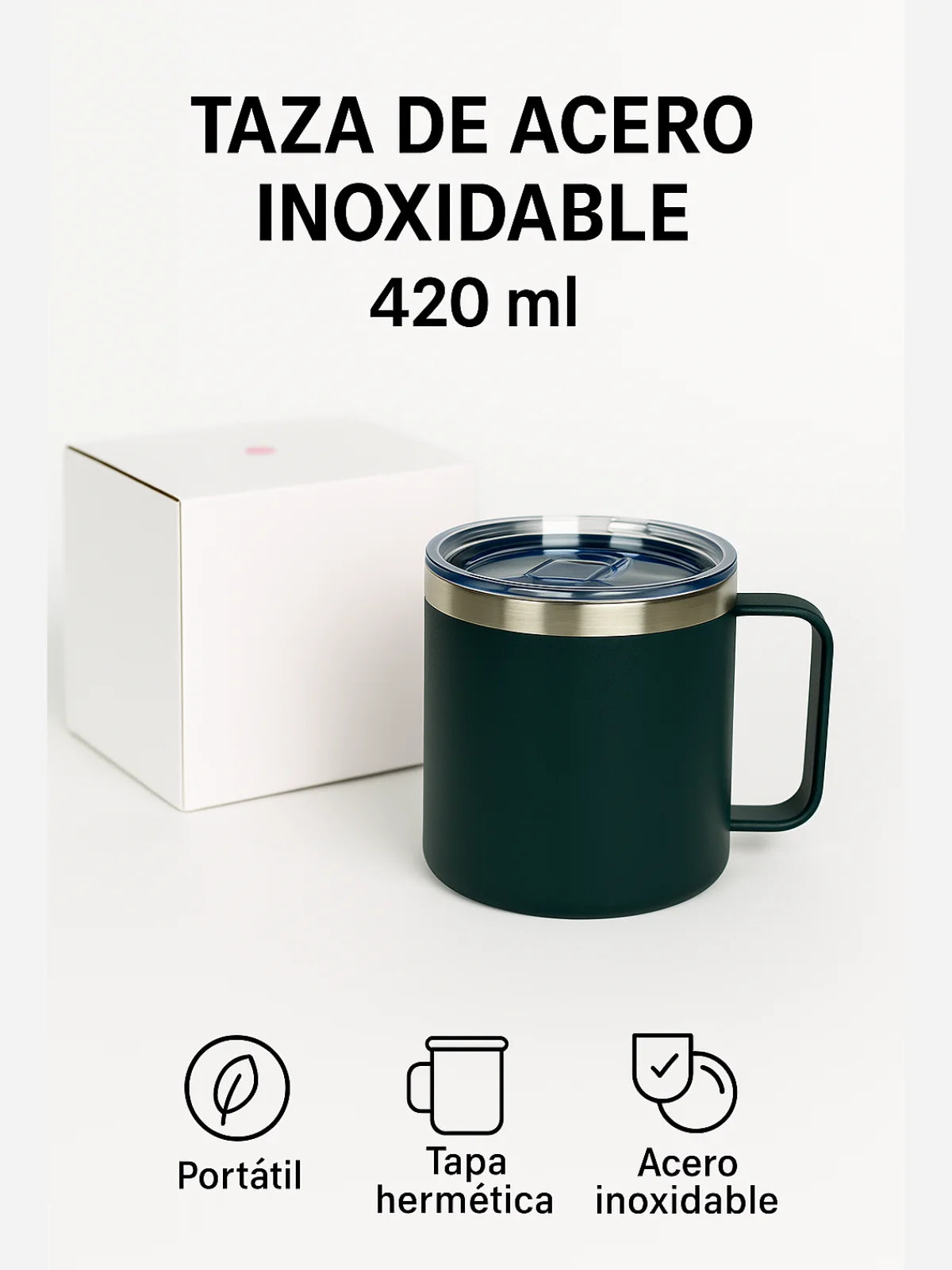 Taza Térmica de Acero Inoxidable